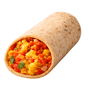 Shakshuka breakfast burrito